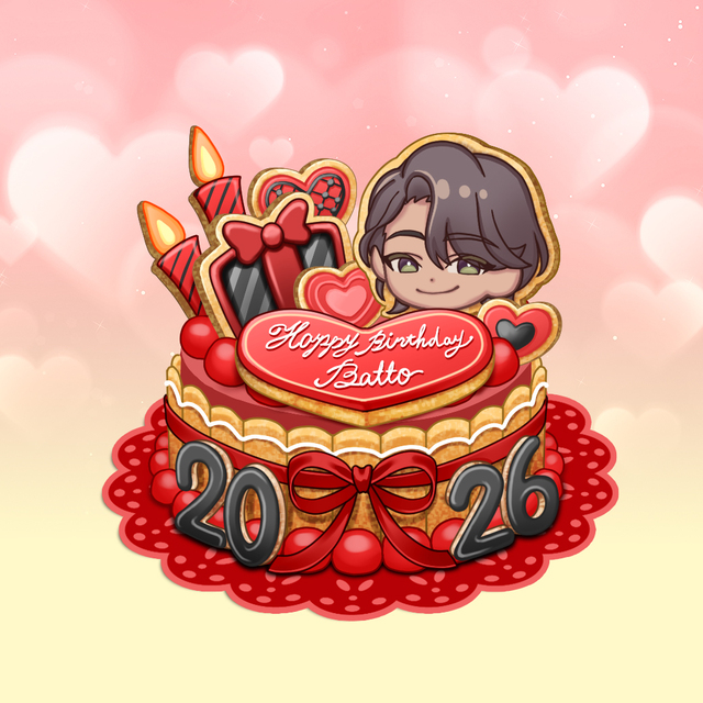 跋人推し♥バースデーケーキ2026