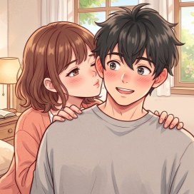 耳たぶへのキス