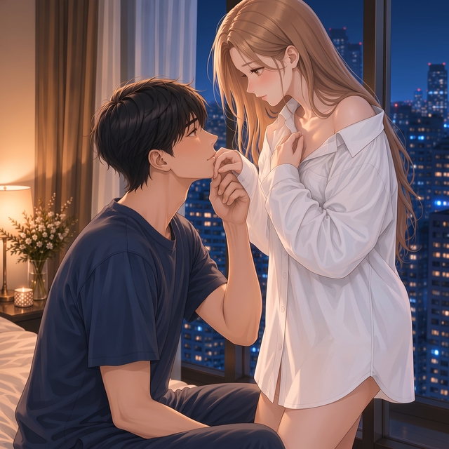 夜景と
