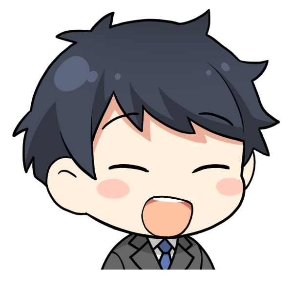 カレ笑顔